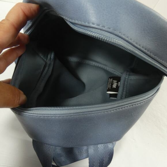 Harry Potter Mini Backpack Purse Adjustable Straps Bioworld Blue Floral - Picture 4 of 8